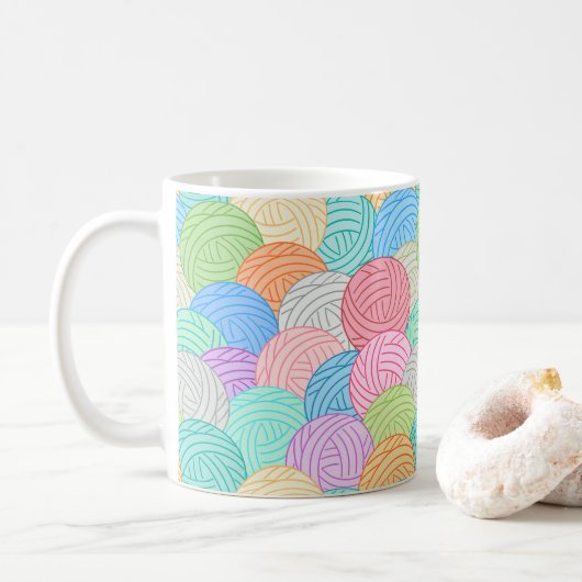 Garne aus vielen Tasse (Mit Donut)
