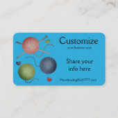 Garne/Crochet/Netzwerkkarten Visitenkarte (Vorderseite)