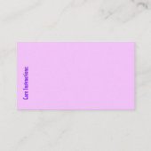 Garne Crochet/Strick Visitenkarte (Rückseite)