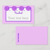 Garne Crochet/Strick Visitenkarte (Vorne/Hinten)