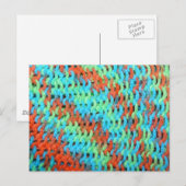Garne in hellen Farben Postkarte (Vorne/Hinten)