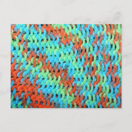 Garne in hellen Farben Postkarte (Vorderseite)