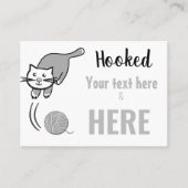 Garne/Kegelgarne/Knitterkatze Visitenkarte (Vorderseite)