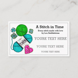 Garne / Kegelgarne / Strick Visitenkarte