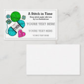 Garne / Kegelgarne / Strick Visitenkarte (Vorne/Hinten)