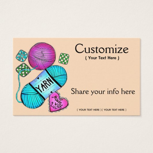 Garne/Kronen/Strick (Vorderseite)