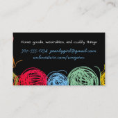 Garne Strickfaser Homespun Visitenkarte (Rückseite)