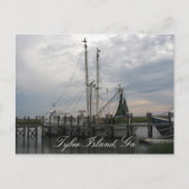 Garnele-Boot Postkarte (Vorderseite)