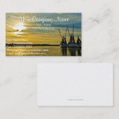 Garnele-Boots-Schleppnetzfischer-Visitenkarte Visitenkarte (Vorne/Hinten)