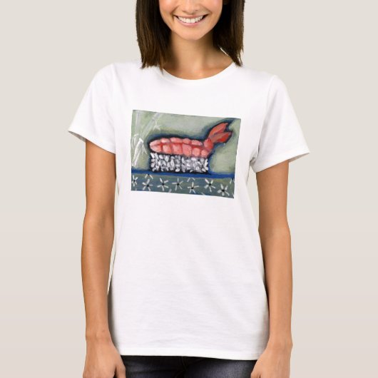 Garnele Ebi Sushi-T - Shirt durch Campbell Jane (Vorderseite)
