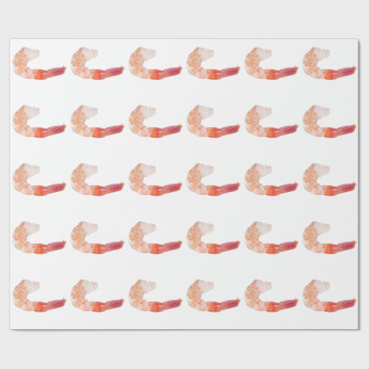 Garnele/Garnele Geschenkpapier (Flach)