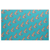 Garnele/Garnelemeeresfrüchte-Kitsch Stoff (Fat Quarter (45,7 x 55,9 cm))