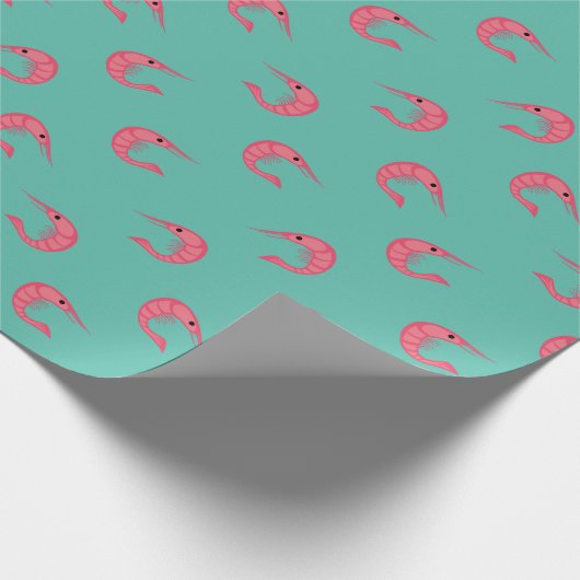 Garnele Geschenkpapier (Ecke)