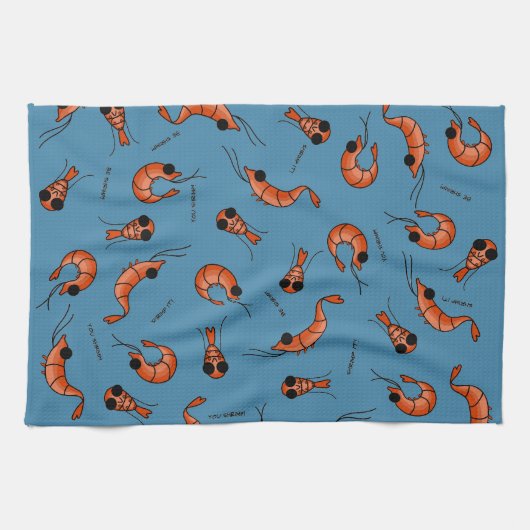 Garnele Geschirrtuch (Horizontal)