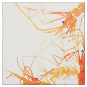 Garnele-Gewebe Stoff (Muster)