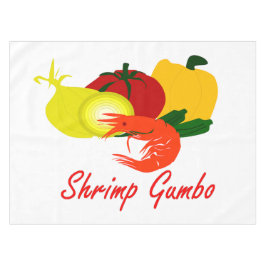 Garnele-Gumbo Tischdecke