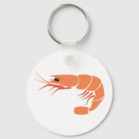 Garnele Schlüsselanhänger (Vorderseite)
