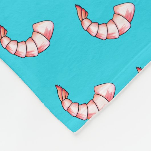 Garnele-Schwanz Fleecedecke (Ecke)