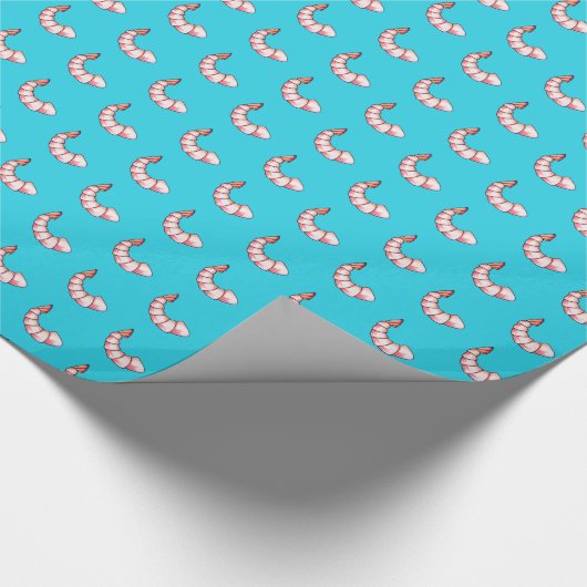 Garnele-Schwanz Geschenkpapier (Ecke)