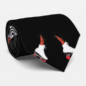 Garnelen auf Rollen-Skate-Kunst-Krawatte Krawatte (Gerollt)