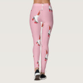 Garnelen auf Roller Skate Leggings (Rückseite)