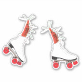 Garnelen auf Skate Aufkleber (Vorderseite)