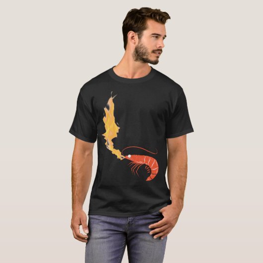 Garnelen aus T - Shirt (Vorne ganz)