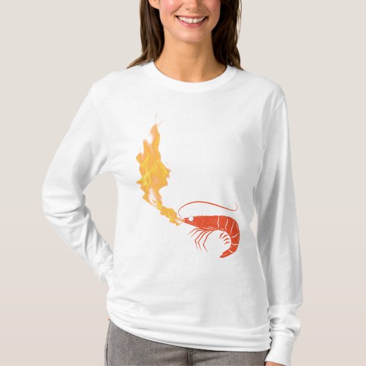 Garnelen aus T - Shirt (Vorderseite)