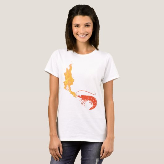 Garnelen aus T - Shirt (Vorne ganz)