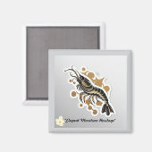 "Garnelen der Unterscheidung" Magnet (Vorderseite/Rückseite)