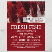 Garnelen-Display, Fischmonger/Ehefrau, Fischmarkt Flyer (Vorne)