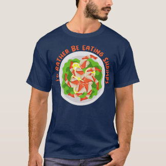 Garnelen essen Funny Seafood Hobby Koch Garni T-Shirt