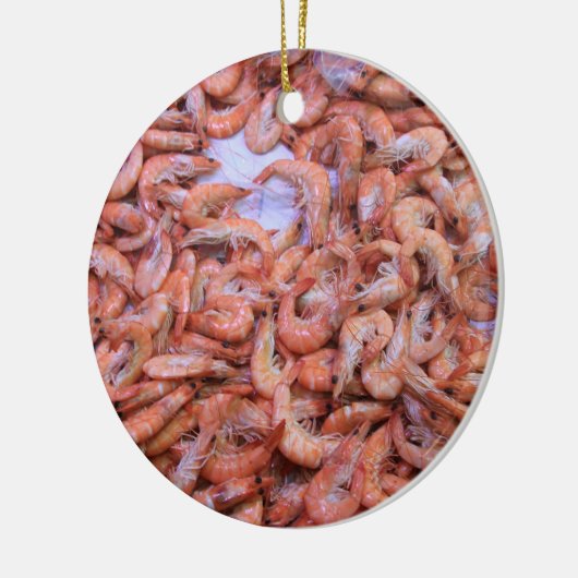 Garnelen, frisch keramikornament (Links)