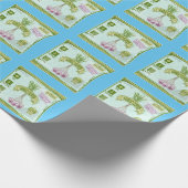 Garnelen Gemüsegarten Geschenkpapier (Ecke)