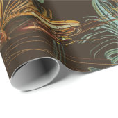 Garnelen Geschenkpapier (Rolleneckpunkt)