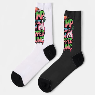 Garnelen haben gerade herausgefunden, dass ich geh socken