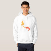 Garnelen in Flammen Hoodie (Vorne ganz)