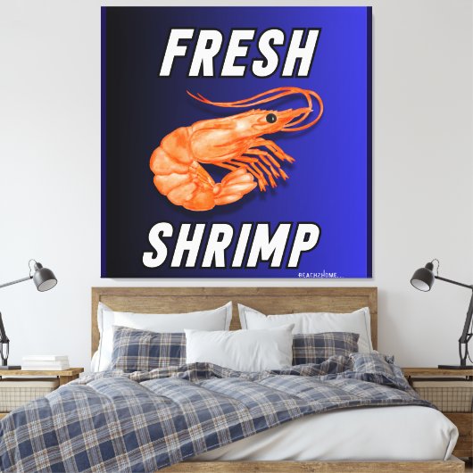 Garnelen Leinwanddruck (Insitu (Schlafzimmer))