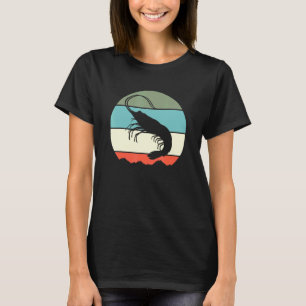 Garnelen Meeresfrüchte Vintage Schalentier Garnele T-Shirt