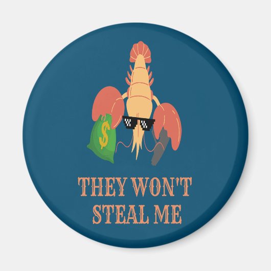 Garnelen mit Gewehr und Geld sagen: Sie werden mic Magnet (Vorne)