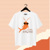 Garnelen mit Sonnenbrille T-Shirt