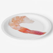 Garnelen Pappteller (Schrägansicht)