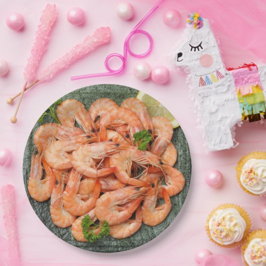 Garnelen Pappteller (Party)