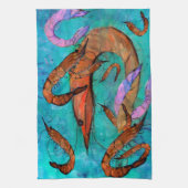 Garnelen Party Küchentücher (Vertikal)