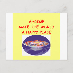Garnelen Postkarte