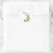 Garnelen Runder Aufkleber (Tasche)