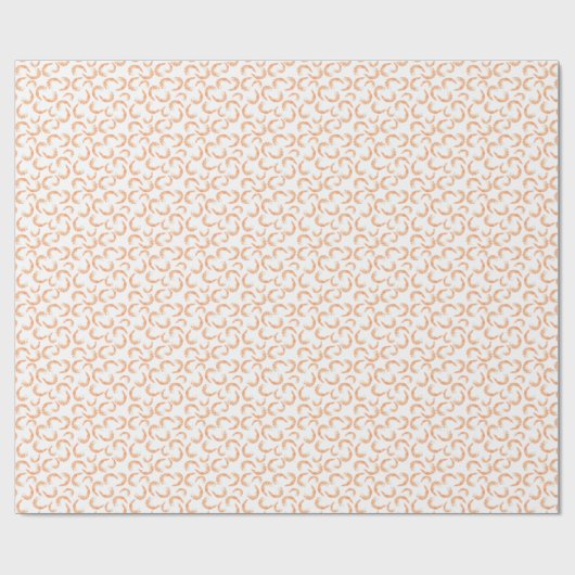 Garnelen-Schwänze - Weißes Wrapping Paper Geschenkpapier (Flach)