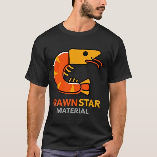 Garnelen Star Material BBQ T-Shirt (Vorderseite)