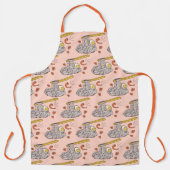 Garnelen und Eiernudeln (groß) Schürze (Vorderseite)