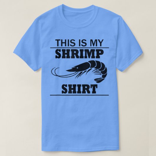 Garnelen und Meeresfrüchte T-Shirt (Design vorne)
